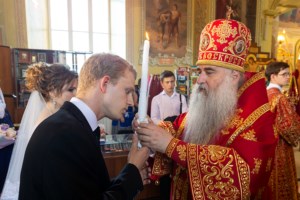 Таинство Венчания в Покровском храме г. Саратова