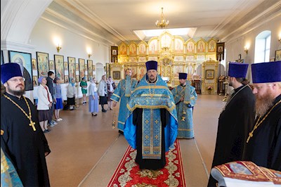 Всенощное бдение в храме Рождества Христова г. Вольска