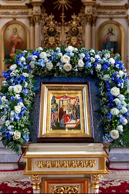 Всенощное бдение в храме Покрова Пресвятой Богородицы г. Саратова