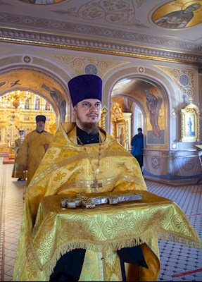 Всенощное бдение в Свято-Троицком кафедральном соборе г. Саратова