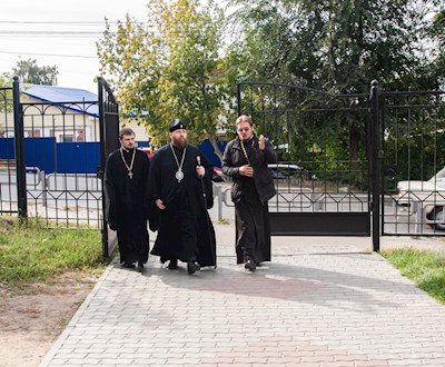 Митрополит Игнатий совершил поездку по храмам Петропавловского благочиния