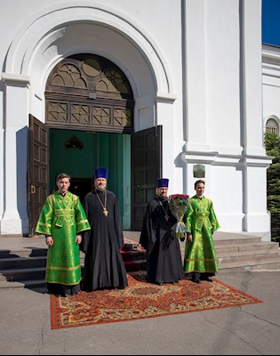 Митрополит Игнатий совершил всенощное бдение в Свято-Духовском соборе г. Саратова