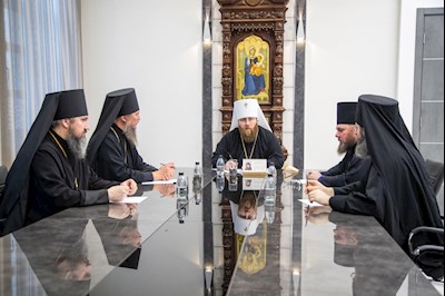 Заседание Архиерейского совета Саратовской митрополии