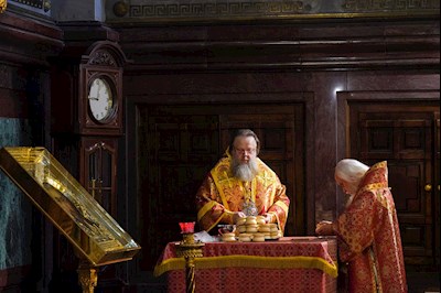 Митрополит Игнатий принял участие в Божественной литургии и торжествах в день тезоименитства Святейшего Патриарха Кирилла