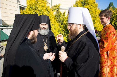 Митрополит Игнатий совершил всенощное бдение в Свято-Никольском мужском монастыре г. Саратова