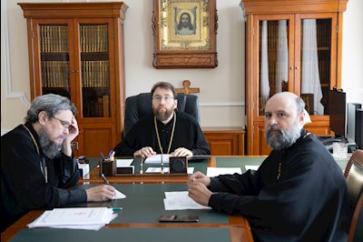 Митрополит Игнатий провел собеседование с абитуриентами СПДС