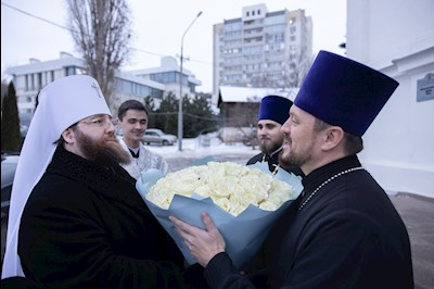 Митрополит Игнатий совершил всенощное бдение в Духосошественском соборе г. Саратова