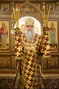 Божественная литургия в храме в честь иконы Божией Матери «Скоропослушница» г. Шиханы Вольского района