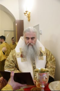 Божественная литургия в храме святителя Иоанна Златоуста в п. Зональный г.Саратова