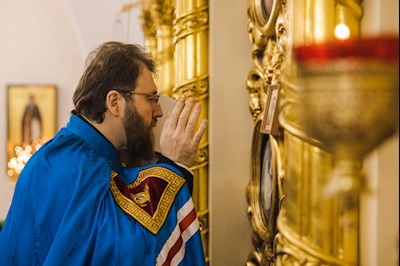 Архиереи Саратовской митрополии совершили Божественную литургию в соборном храме святого благоверного князя Александра Невского г. Ртищево