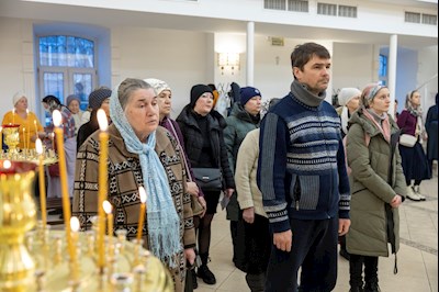 Встреча ковчега с мощами мученицы Татианы
