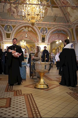 Митрополит Игнатий совершил крещение