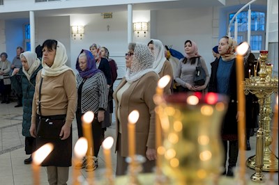 Встреча ковчега с мощами мученицы Татианы