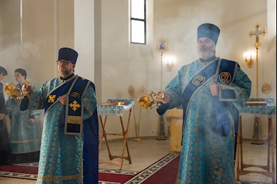 Митрополит Игнатий совершил Божественную литургию в храме святого апостола и евангелиста Иоанна Богослова с. Казанла Базарно-Карабулакского района