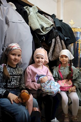Литургия святителя Василия Великого в Георгиевском храме г. Саратова