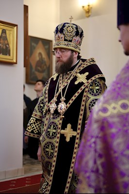Литургия Преждеосвященных Даров в Свято-Алексиевском женском монастыре г. Саратова