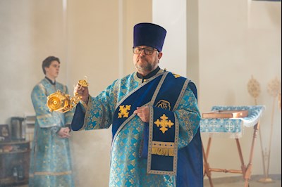 Митрополит Игнатий совершил Божественную литургию в храме святого апостола и евангелиста Иоанна Богослова с. Казанла Базарно-Карабулакского района