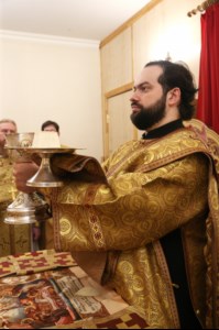 Божественная литургия в храме в честь иконы Божией Матери «Скоропослушница» г. Шиханы Вольского района