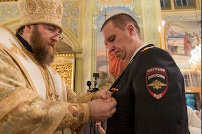 Митрополит Игнатий совершил ночную Божественную литургию в Покровском соборе г. Саратова
