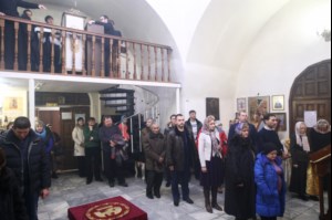 Божественная литургия в храме во имя святителя и чудотворца Николая на Елшанском кладбище г. Саратова