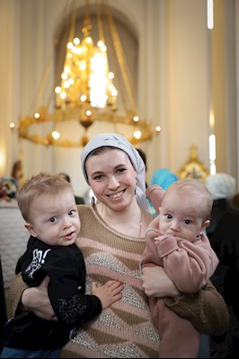 Литургия святителя Василия Великого в Георгиевском храме г. Саратова