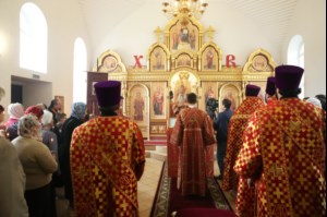 Великое освящение храма святой великомученицы Екатерины г. Саратова и Божественная литургия в новоосвященном храме