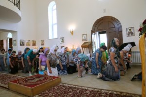Великое освящение храма в честь святого благоверного князя Михаила Черниговского и боярина его Феодора г. Саратова