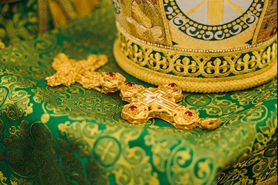 Архиереи Саратовской митрополии совершили Божественную литургию в соборном храме святого благоверного князя Александра Невского г. Ртищево