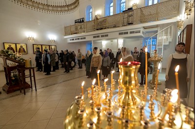 Встреча ковчега с мощами мученицы Татианы
