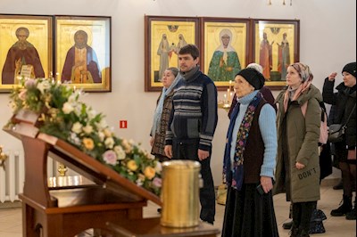 Встреча ковчега с мощами мученицы Татианы