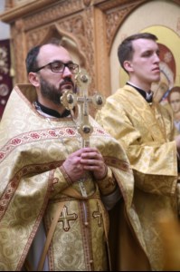Божественная литургия в храме во имя святителя и чудотворца Николая на Елшанском кладбище г. Саратова