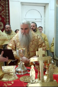 Божественная литургия в храме во имя Всех святых, в земле Российской просиявших, г.Саратова