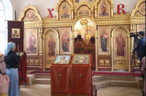 Великое освящение храма святой великомученицы Екатерины г. Саратова и Божественная литургия в новоосвященном храме