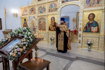 Встреча ковчега с мощами мученицы Татианы