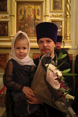 Великая рождественская вечерня в Покровском соборе г. Саратова