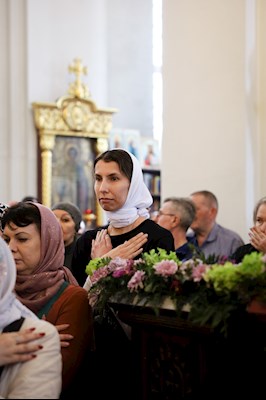 Литургия святителя Василия Великого в Георгиевском храме г. Саратова