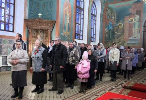 Всенощное бдение в Крестовоздвиженском храме г. Хвалынска