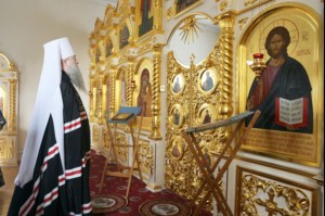 Литургия Преждеосвященных Даров в храме в честь Казанской иконы Божией Матери р.п.Татищево