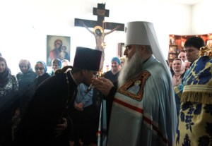 Всенощное бдение в храме в честь Благовещения Пресвятой Богородицы города Саратова