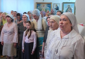 Божественная литургия в храме во имя святого апостола и евангелиста Иоанна Богослова г.Саратова