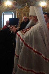 Всенощное бдение в Свято-Троицком соборе Саратова