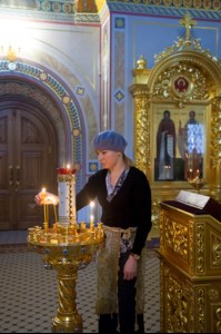 Божественная литургия в Свято-Троицком кафедральном соборе г. Саратова