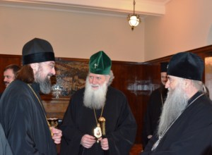 Святейший Патриарх Болгарский Неофит принял делегацию Русской Православной Церкви в своей резиденции