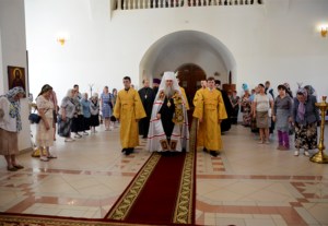 Всенощное бдение в храме в честь Рождества Христова г. Саратова