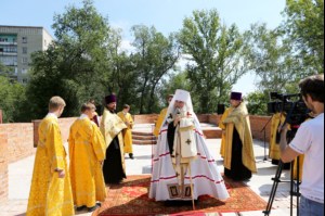 Чин основания храма во имя апостола и евангелиста Иоанна Богослова в Октябрьском районе города Саратова