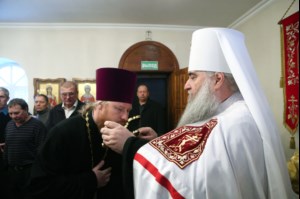 Божественная литургия в храме в честь иконы Божией Матери «Скоропослушница» г.Шиханы Вольского района