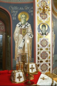Божественная литургия в Свято-Троицком кафедральном соборе г.Саратова