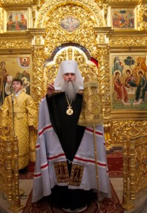 Всенощное бдение в Свято-Троицком кафедральном соборе города Саратова
