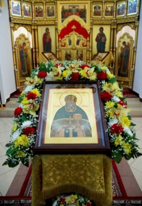 Божественная литургия в Свято-Иоанновском женском монастыре села Алексеевка Хвалынского района