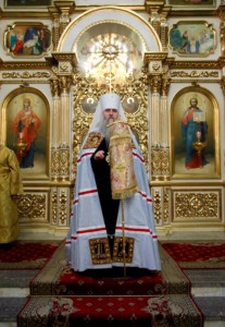 Всенощное бдение в храме в честь Покрова Пресвятой Богородицы г. Саратова